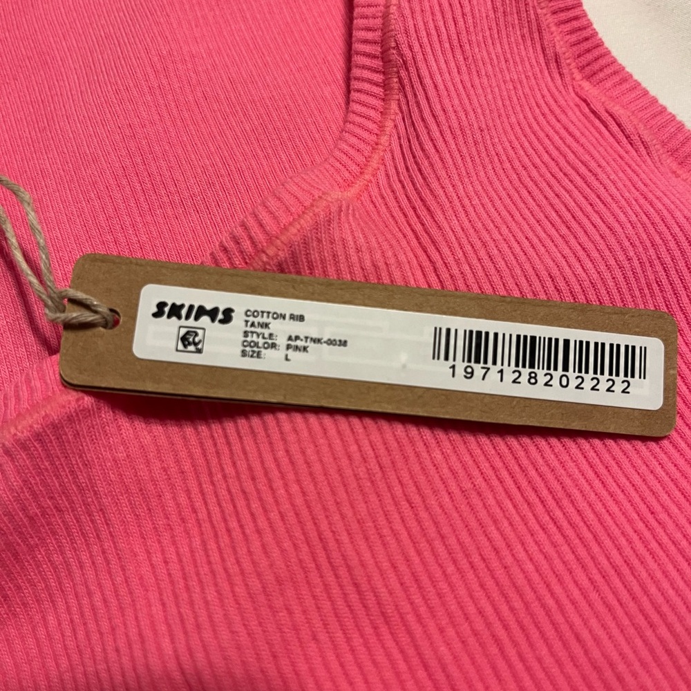 SKIMS Cotton Ribbed Tank Top - Picture 3 of 5